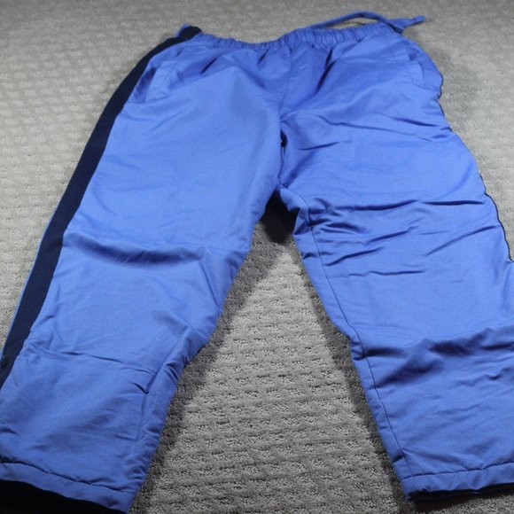 Tek Gear Size YL Blue Lined Drawstring Zipper Leg Snow Pants - Picture 1 of 5